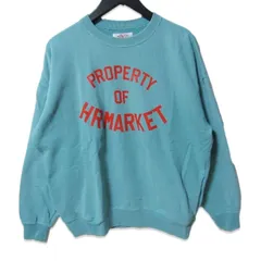 HOLLYWOOD RANCH MARKET ハリウッドランチマーケット クルーネックスウェット 1011429 PROPERTY OF HRMARKET ブルー S 27114439のサムネイル