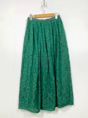 STYLE DELI スタイルデリ レース ロング タック スカート sizeF/緑 ■■ レディースのサムネイル