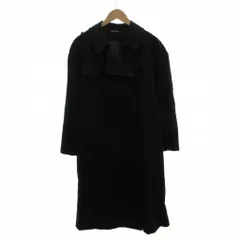 ピエールカルダン Pierre Cardin 美品 トレンチコート ダブルブレスト 総裏地 デザインヨーク 黒 ブラック  /MXのサムネイル