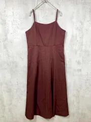 OPAQUE.CLIP オペークドットクリップ 637-57308 定価7700円 切替フィット＆フレアキャミ ワンピース size38/M/ワイン ■■レディースのサムネイル