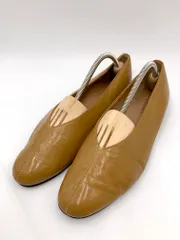 BEAMS ビームス レザー Vカット フラット パンプス size25/キャメル ■■レディースのサムネイル