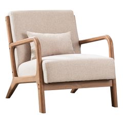 ZARA HOME ザラホーム デタッチャブルクッション ウッドアームチェア