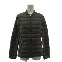 マックスマーラ MAX MARA LEISURE 美品 ダウンジャケット  キルティング ジップアップ スタンドカラー 40 緑 グリーン/MXのサムネイル