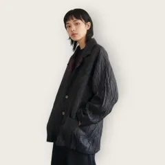 M/イッセイミヤケ 00s リバーシブル ハーフコート ジャケットのサムネイル