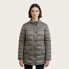 UK12/ BARBOUR バブアー フィーバーダウン ナイロン ダウン アウターのサムネイル