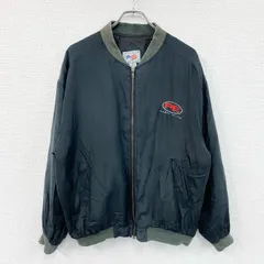 PERRY ELLIS　ペリーエリス　フルジップジャケット　黒　ブラック　Mサイズ　古着のサムネイル