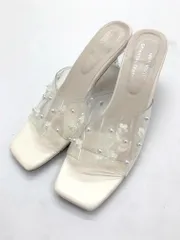 MISCH MASCH×ORiental TRaffic ミッシュマッシュ×オリエンタルトラフィック パールフラワーPVC サンダル sizeL/白 ■◆レディースのサムネイル