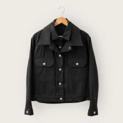 3/ SACAI 20FW ダブルレイヤーダメージデニムジャケットのサムネイル