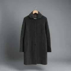 42/ ロロ・ピアーナ カシミア 100 ニッティング ロングコート ジャケットのサムネイル