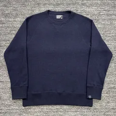 良品 LOOPWHEELER KNITWEAR クルーネックニット ネイビー M ループウィラーのサムネイル