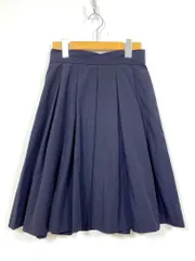 MACKINTOSH PHILOSOPHY マッキントッシュフィロソフィー H5S02-105-29 タックフレア スカート size36/紺 ■■レディースのサムネイル