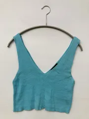 TOPSHOP トップショップ ノースリーブ UK 10 スカイブルー レディースのサムネイル