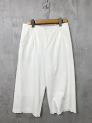 新品 Myself ABAHOUSE マイセルフ アバハウス クロップド丈 ワンタック パンツ sizeS/白 ■◆メンズのサムネイル