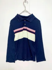 新品 ROXY ロキシー ERJKT03801 定価6050円 HAPPY PLACE/ロキシー長袖 ポロシャツ sizeS/紺 ■◆レディースのサムネイル
