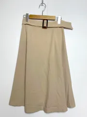 新品 Le souk ルスーク 82-11152307 定価14300円 ウエストベルト スカート size40/ベージュ  ■■レディースのサムネイル