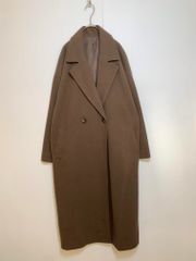 美品】DAKS 高級 ウールカシミヤ ロングコート ダブルボタン 9号