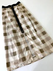 EMPORIO ARMANI エンポリオアルマーニ Z2N16T Z2517 ジップ マキシ スカート sizeUS40/ベージュ ■■◎レディースのサムネイル
