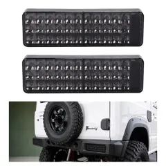 スズキ 用 ジムニー シエラ LED テールランプ テールライト 左右 セット 72発 高輝 JA11 12 22 JB31 JB32 SJ30 SJ40 等 リフレクター 内蔵 赤 白 黄 カスタム 汎用品 社外品 (スモーク) のサムネイル