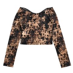 最安値☆クロムハーツ 総柄 クロス シアートップス Chrome Hearts 