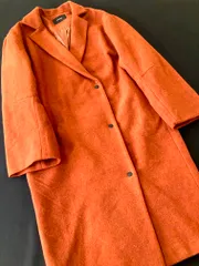 EMODA エモダ 041430000701 定価14248円 モッサマキシ コート チェスター sizeF/キャメル ◆■レディースのサムネイル