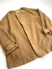 nano universe ナノユニバース 定価16500円 SUPER110ブレンド モッサ ミドル丈 コート size38/キャメル  ◆■レディースのサムネイル