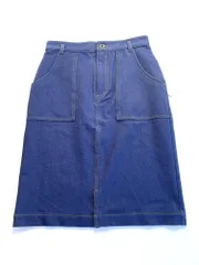 新品 any SiS エニィスィス ストレッチスカート 定価7900円 タイト スカート size1/青 ■◇レディースのサムネイル