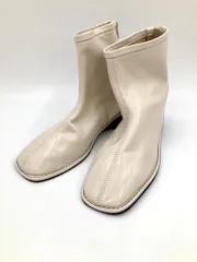 美品 SHIPS any シップス 定価9900円 別注 eblouna フィット ショート ブーツ size37/アイボリー ◇■レディースのサムネイル