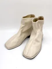 美品 SHIPS any シップス 定価9900円 別注 eblouna スクエア フィット ショート ブーツ size37/ベージュ ◇■レディースのサムネイル