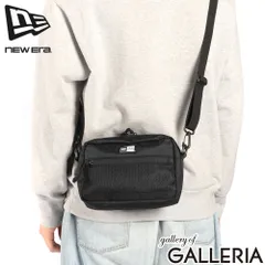 【正規取扱店】 NEW ERA ショルダーバッグ メンズ レディース 斜めがけバッグ 小さめ ニューエラ ブランド 斜めがけ 軽量 軽い 大人 カジュアル シンプル ミニショルダー 横型 アウトドア ショルダーポーチラージ 2L ブラックのサムネイル