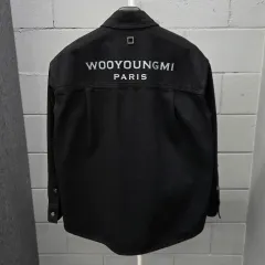 オーバーサイズ 44 WOOYOUNGMI ウーヨンミ バックロゴ デニムジャケットのサムネイル
