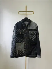 { 52 / 新モデル / ほぼ新品 } ルイヴィトン Hot Sauce Crazy Ver. NIGO デニム ジャケットのサムネイル