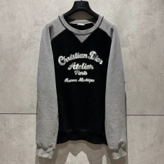 4190【希少・美品】ディオール 刺繍アーチロゴ オーバーサイズ