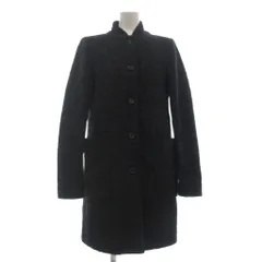 ザラ ベーシック ZARA BASIC コート ひざ丈 長袖 黒 ブラック S ■OOMのサムネイル