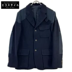 NIGEL CABOURN　ナイジェルケーボン　8081180006 ネイビー ×ハリスツイード マロリージャケット　48のサムネイル