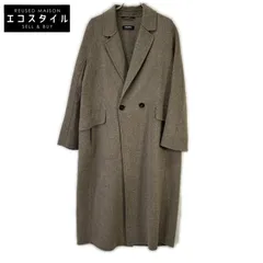 S MaxMara　エスマックスマーラ　【CUCITO AMANO】90160899607 グレー ピュアヴァージンウール100 ダブルフェイスロングコート　44のサムネイル