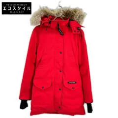 CANADA GOOSE　カナダグース　6550L レッド Trillium Parka ファー付きフード ダウンジャケット　XSのサムネイル