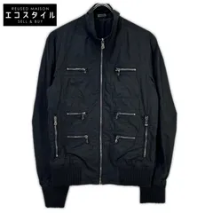 DOLCE&GABBANA　ドルチェアンドガッバーナ　G9I23T ブラック ナイロン マルチポケットジャケット　46のサムネイル