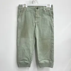 【グッチ GUCCI】キッズ 新品未使用品！ロングパンツ ユーズド加工コットンパンツ 110 (5) くすみミントグリーンのサムネイル