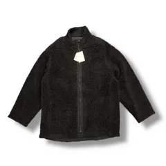 参考上代101200円 未使用 stein(ssstein) WOOL BOA ZIP LONG JACKET ウール ボア ジップ ロングジャケット フリース シュタイン ST.418 ブラック Mのサムネイル