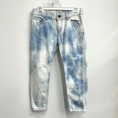 【グッチ GUCCI】キッズ ロングパンツ ケミカルウォッシュデニム タイダイ風デニム 110 (5) ライトブルーのサムネイル
