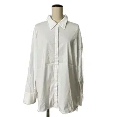 コムサ COMME CA ストレッチシャツ ブラウス 長袖 シャツ 15 ホワイトのサムネイル