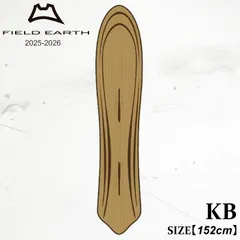 フィールドアース ケービー 25-26 FIELD EARTH KB BEIGE BAMBOO LINE 3D CORE スノーボード パウダー フリーライド 日本正規品のサムネイル