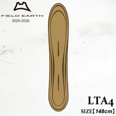 フィールドアース エルティーエー4 25-26 FIELD EARTH LTA4 BEIGE BAMBOO LINE 3D CORE  スノーボード パウダー フリーライド 日本正規品のサムネイル