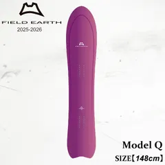 フィールドアース キュー 25-26 FIELD EARTH Q AQUA CRUISER LINE スノーボード パウダー フリーライド 日本正規品のサムネイル