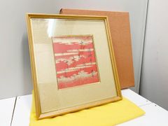 □丸山石根作 四季扇面花鳥図 色紙 季節 絵画 壁飾り ウォール
