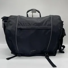 BN9725□L.L.BEAN エルエルビーン メッセンジャーバッグ ショルダーバッグ 大きめ ブラック テック レトロのサムネイル
