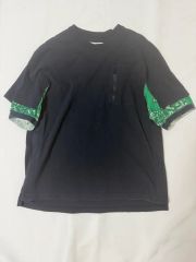 Sacai サカイ スポーツミックス ナイロン切替 Tシャツ ネイビー 3