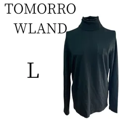 ★美品 TOMORROWLAND トゥモローランド ブラック 長袖 Tシャツ・カットソー Lのサムネイル