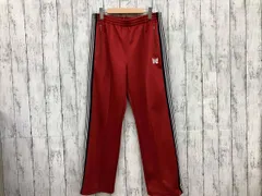 NEEDLES ニードルズ EJ198 メンズ ロングパンツ レッド サイズM