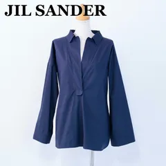 JIL SANDERスキッパーブラウス ブラックのサムネイル